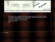 Tablet Screenshot of javierespada.com